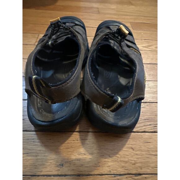 Men’s Size 8.5 KEEN Newport H2 Brown Nubuck Waterproof Sport Sandals - Picture 5 of 6